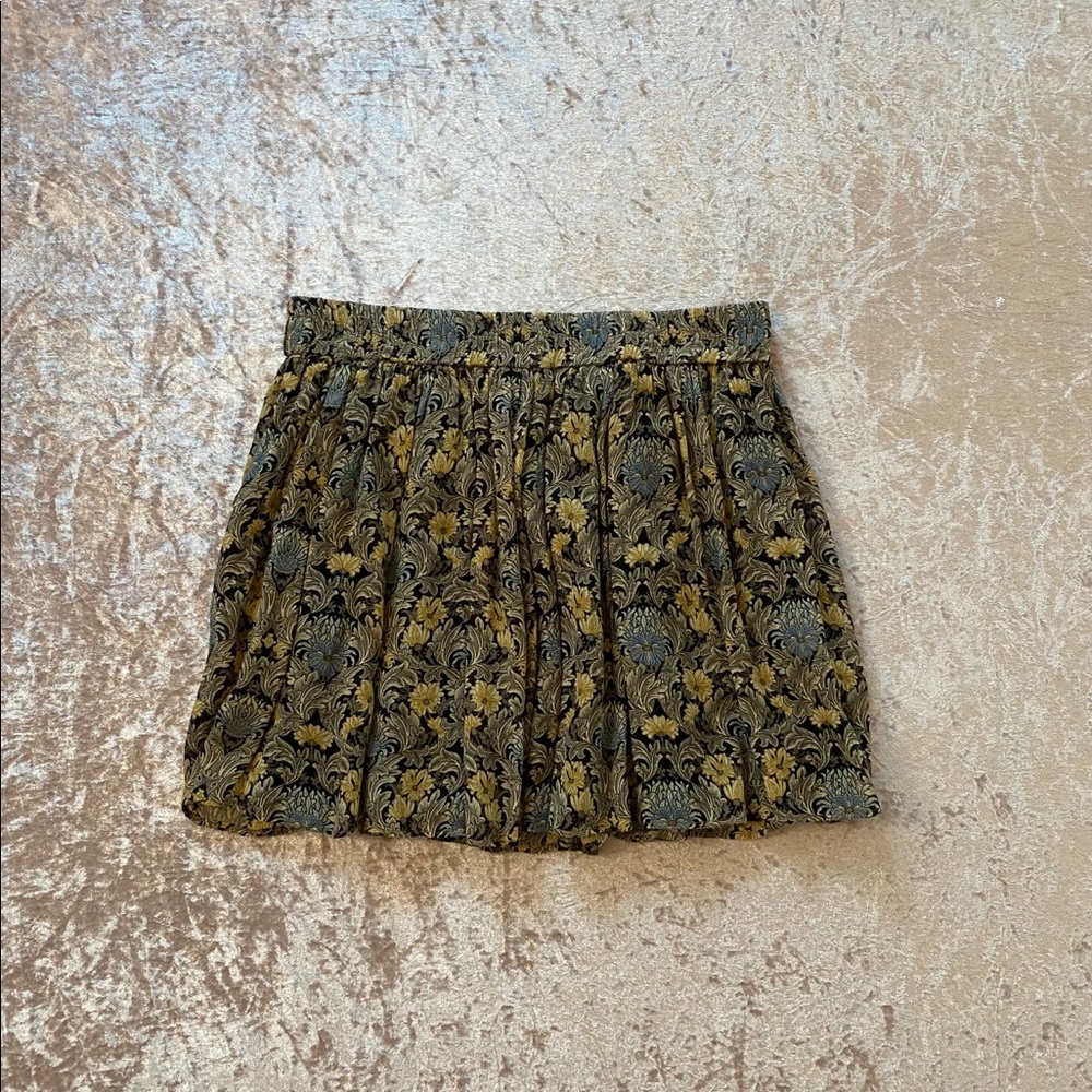 Mango paisley mini skirt